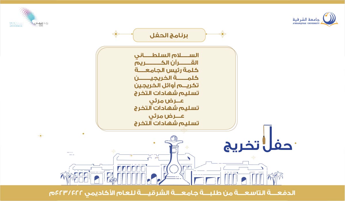 Graduation ceremony timeline