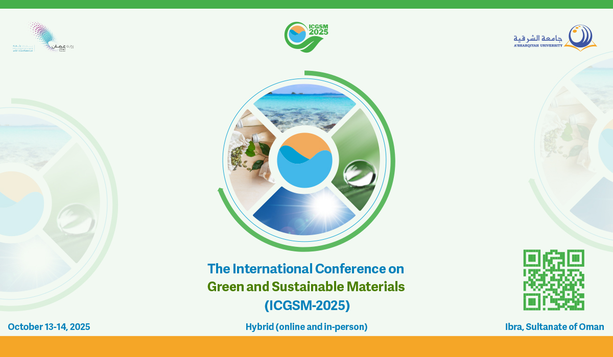 International Conference on Green and Sustainable Materials